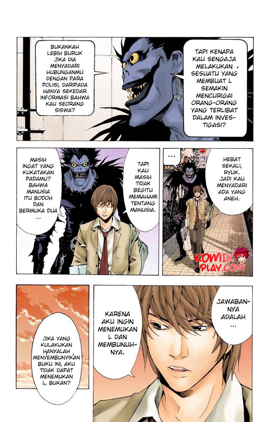 Death Note (Color Edition) Chapter 04 Gambar 9