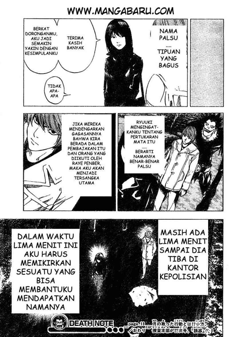 Death Note Chapter 13 Gambar 20