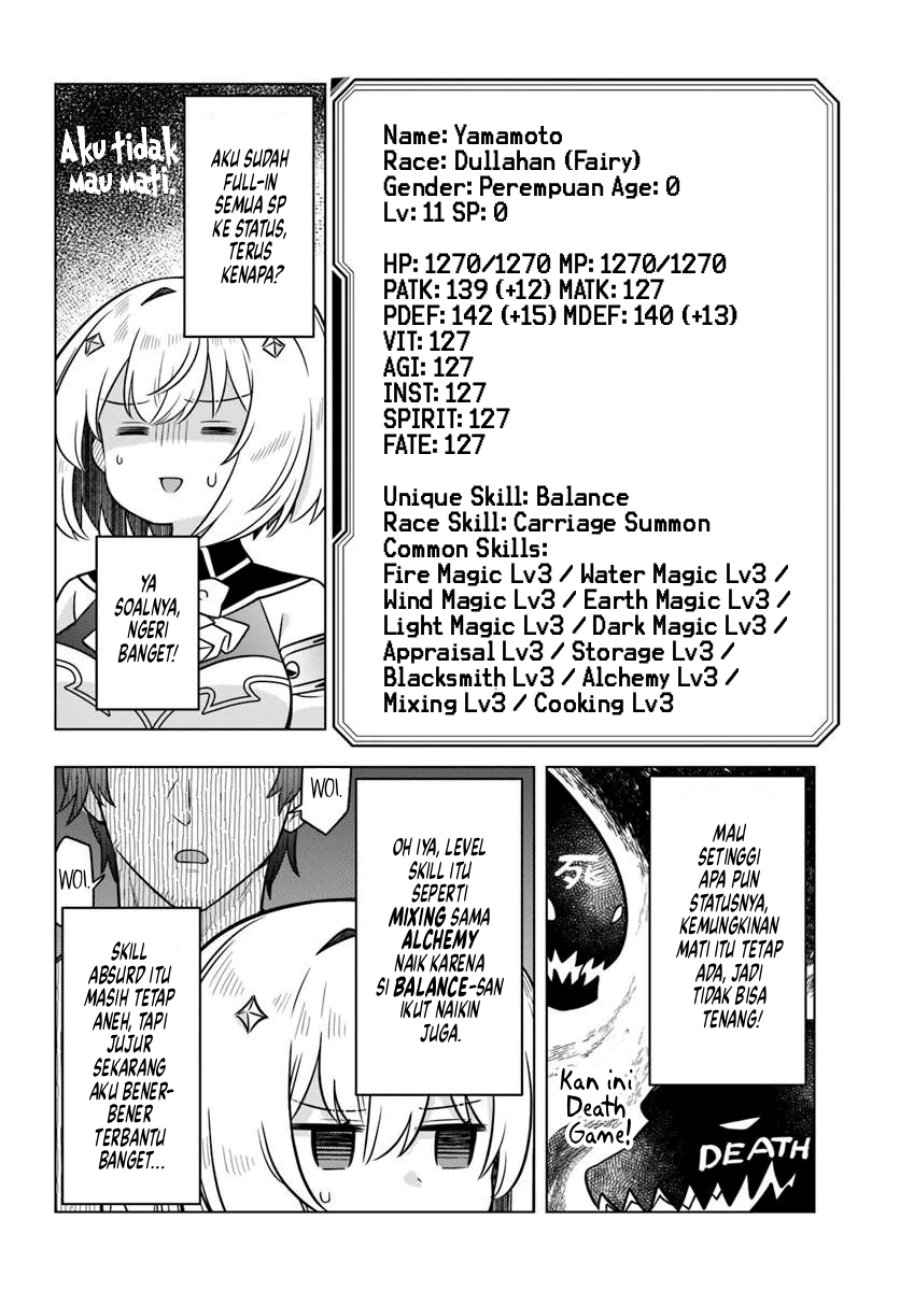 Death Game ni Makikomareta Yamamoto-san, Kimama ni Game Balance wo Houkaisaseru Chapter 06.1 Gambar 5