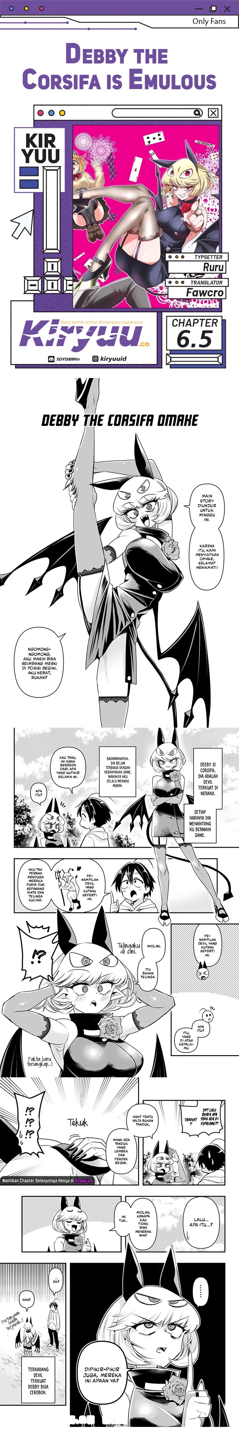 Debby the Corsifa wa Makezugirai Chapter 06.5 Gambar 1