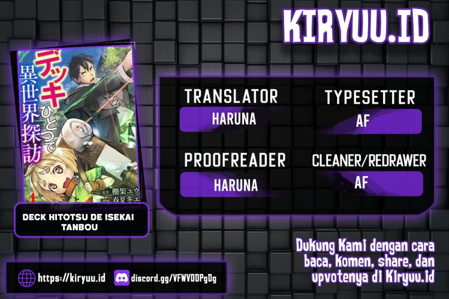 Deck Hitotsu de Isekai Tanbou Chapter 11 Gambar 1