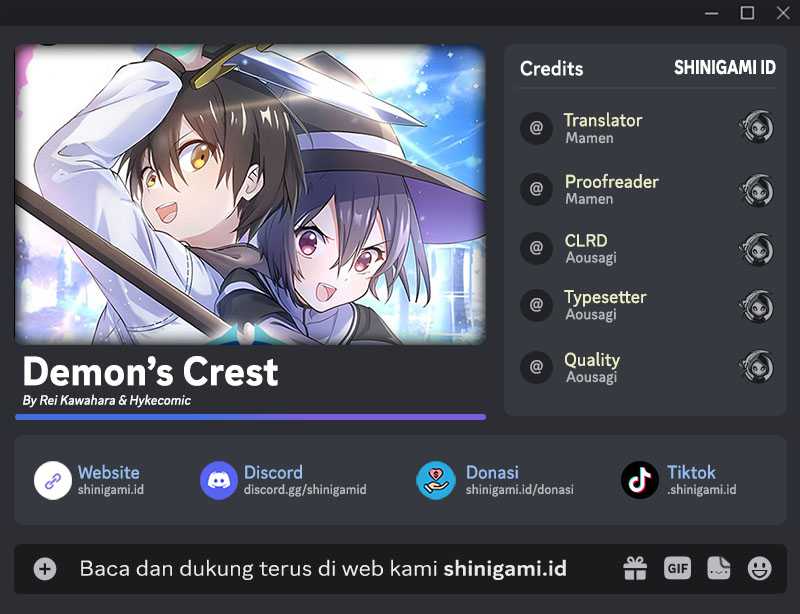 Demons’ Crest Chapter 24 Gambar 1