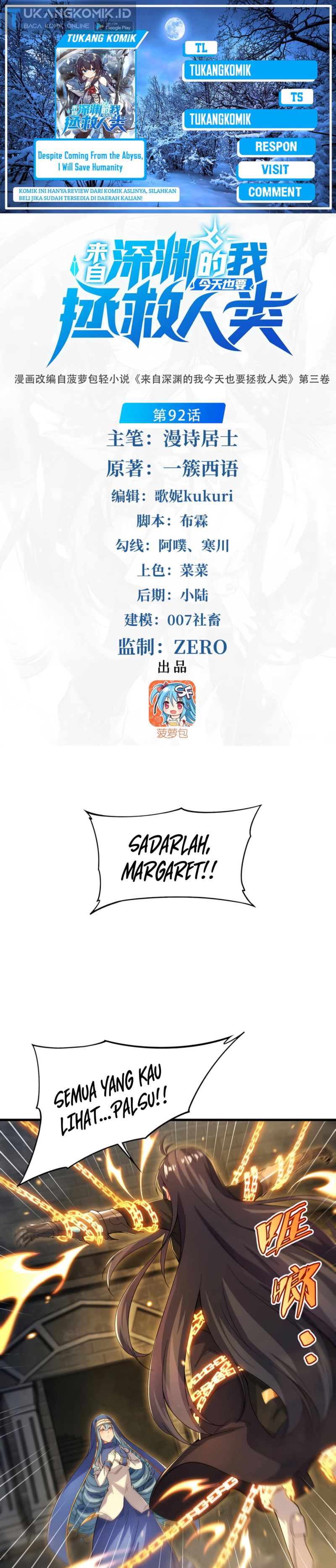 Despite Coming From The Abyss, I Will Save Humanity Chapter 92 Gambar 1