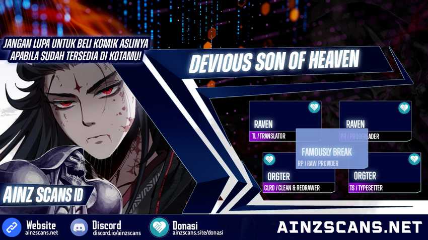 Devious Son Of Heaven Chapter 33 Gambar 1
