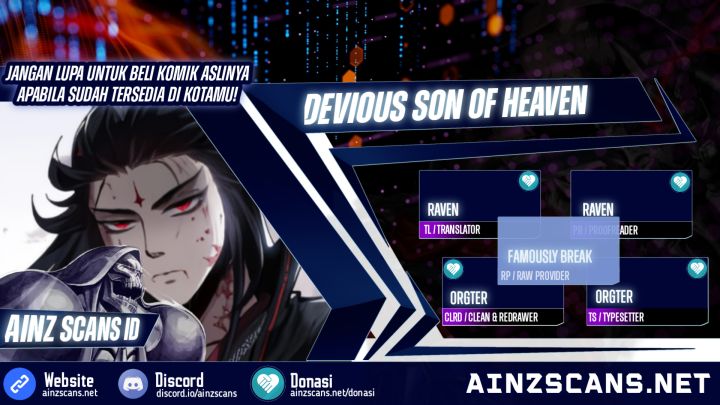 Devious Son Of Heaven Chapter 55 Gambar 1