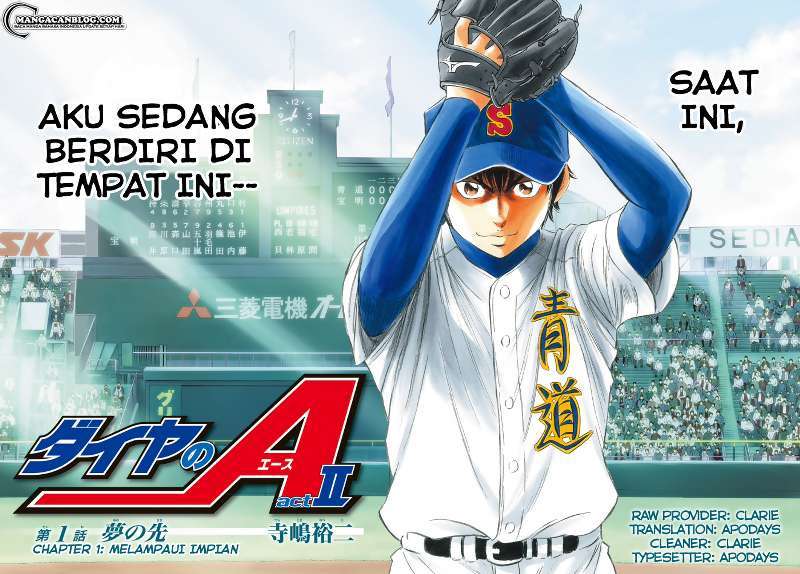 Diamond no Ace Act 2 Chapter 01 Gambar 8