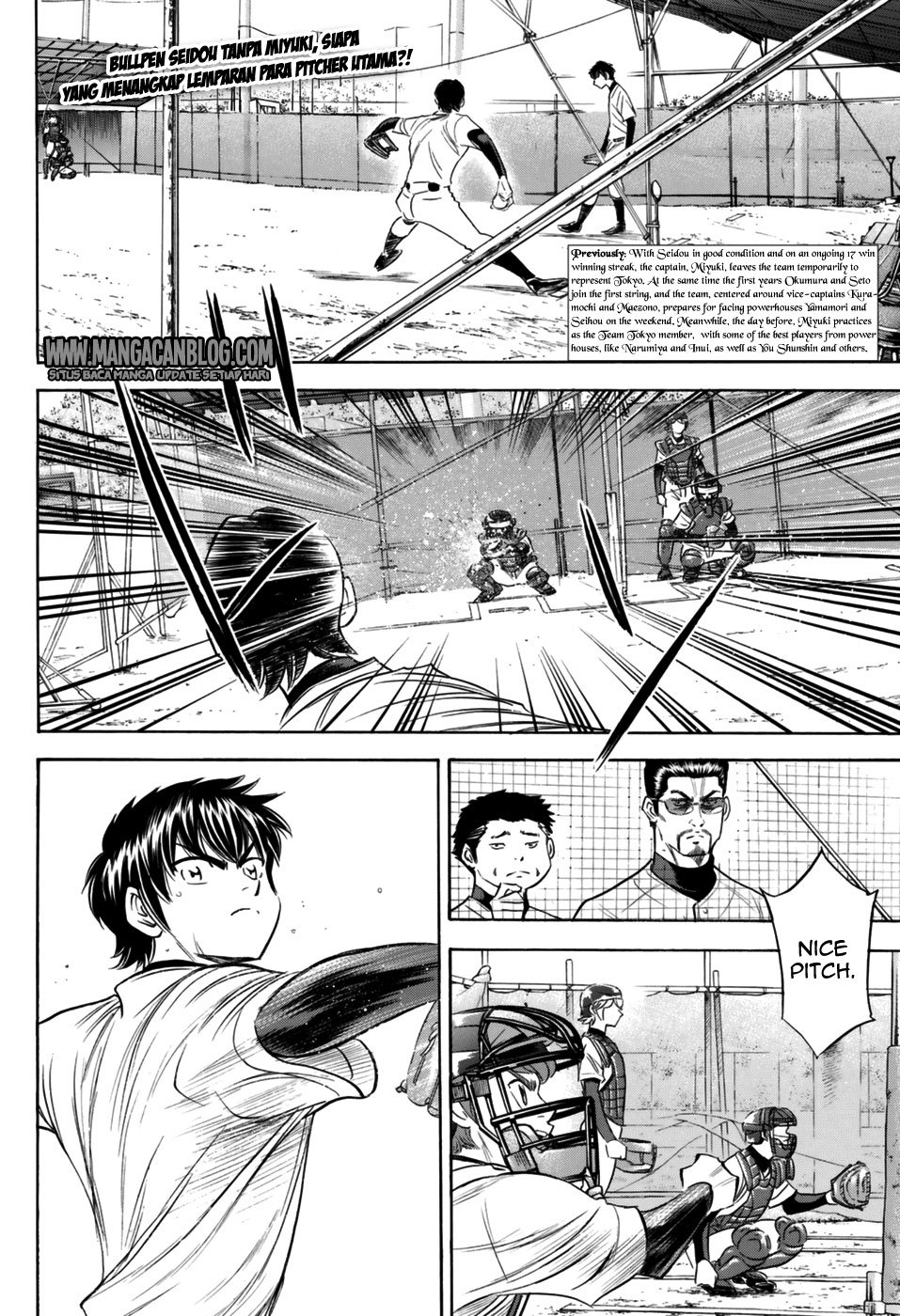 Diamond no Ace Act 2 Chapter 100 Gambar 2