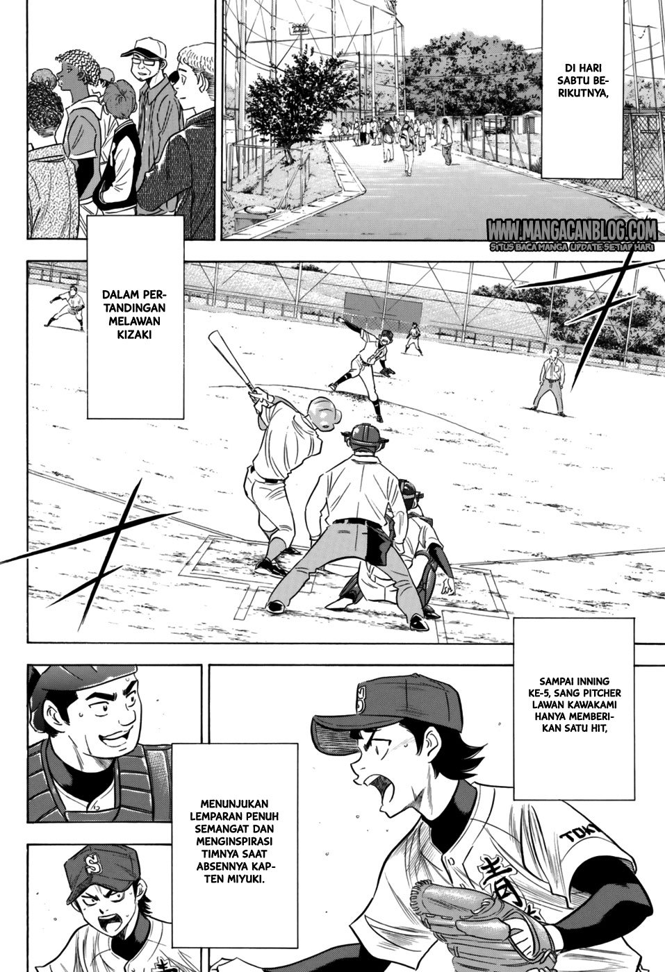 Diamond no Ace Act 2 Chapter 100 Gambar 14