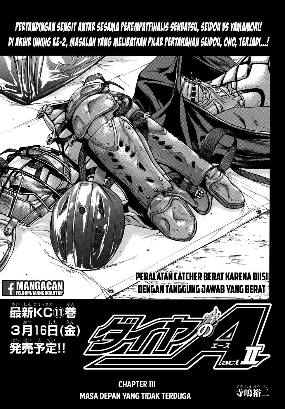 Diamond no Ace Act 2 Chapter 111 Gambar 1