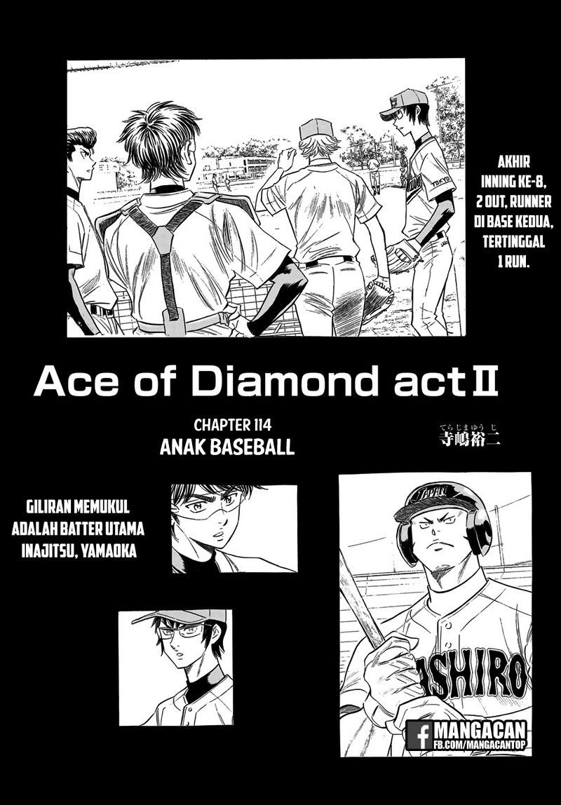 Diamond no Ace Act 2 Chapter 114 Gambar 1