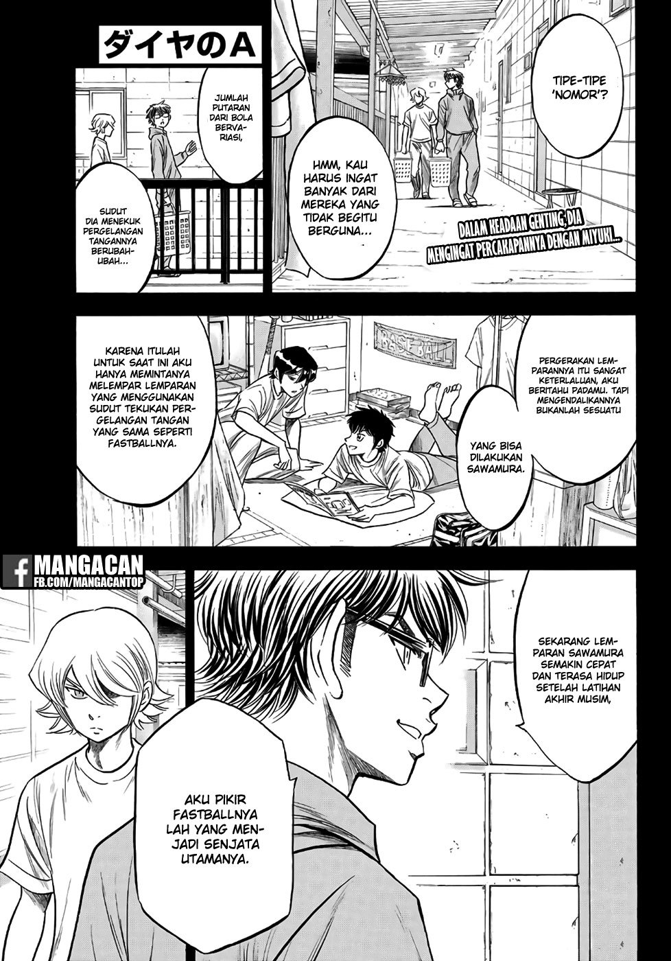Diamond no Ace Act 2 Chapter 128 Gambar 1