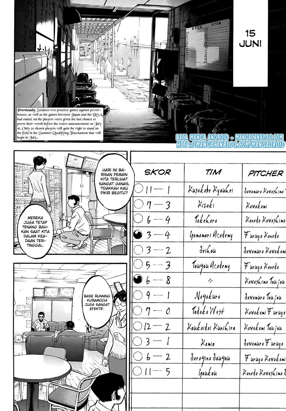 Diamond no Ace Act 2 Chapter 133 Gambar 2