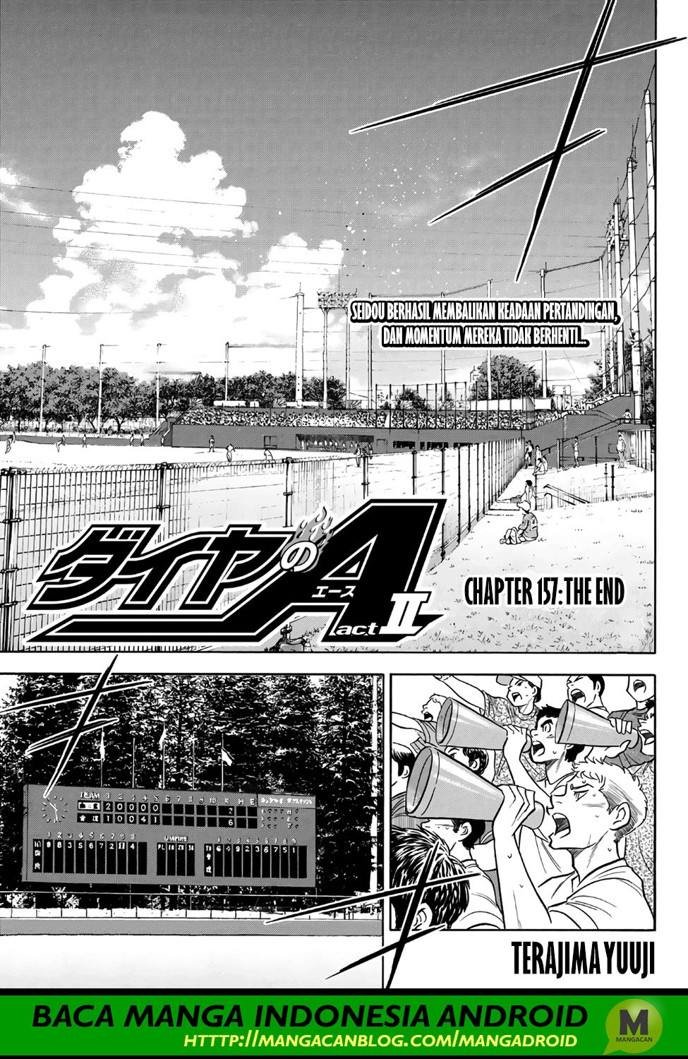 Diamond no Ace Act 2 Chapter 157 Gambar 1