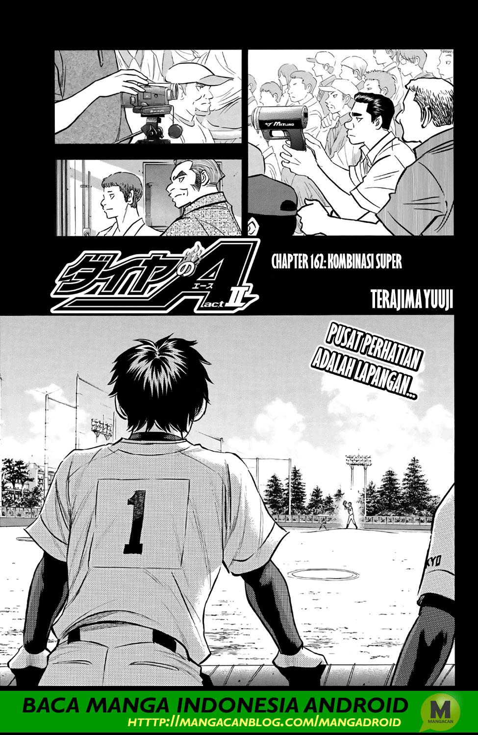 Diamond no Ace Act 2 Chapter 162 Gambar 1
