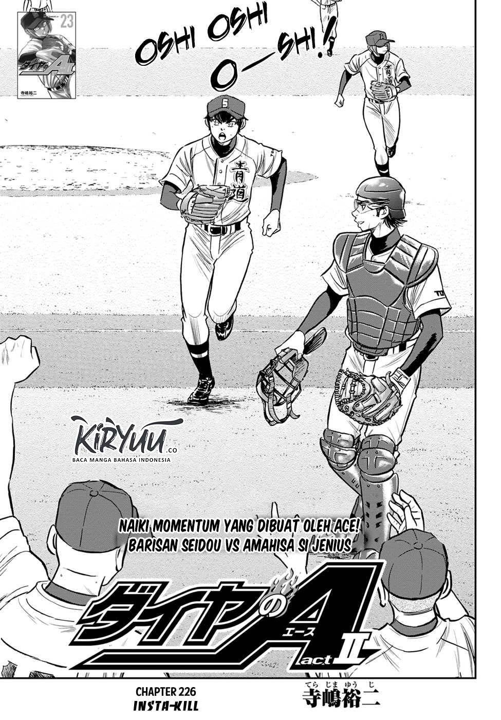 Diamond no Ace Act 2 Chapter 226 Gambar 2