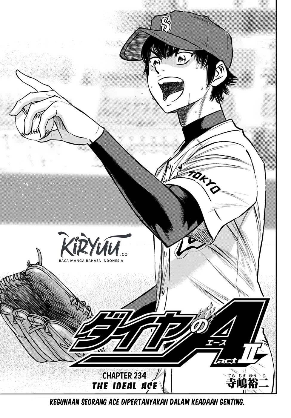 Diamond no Ace Act 2 Chapter 234 Gambar 2