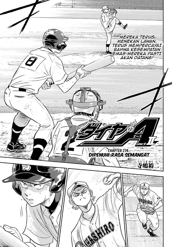 Diamond no Ace Act 2 Chapter 274 Gambar 4