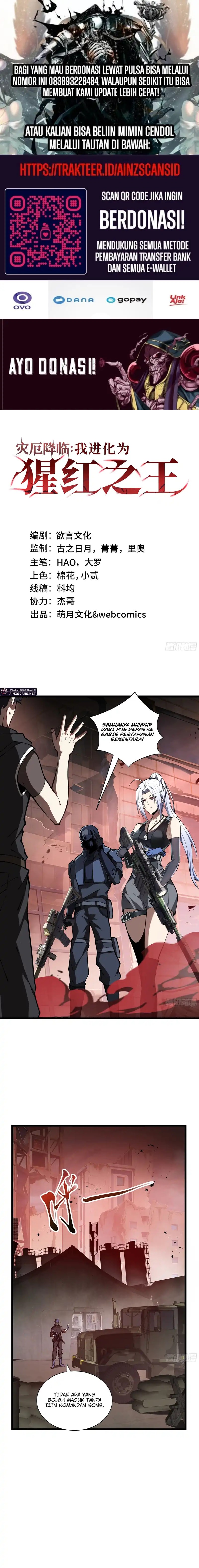 Disaster Comes: I Evolve Into the Crimson King Chapter 04 Gambar 1