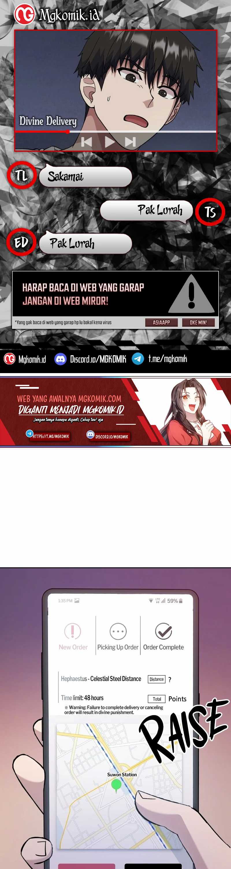 Divine Delivery  ( Heavenly Deliveryman ) Chapter 05 Gambar 1