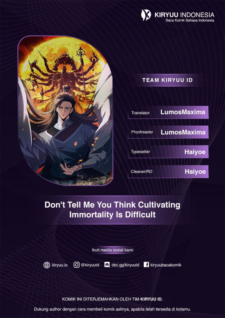 Don’t Tell Me You Think Cultivating Immortality Is Difficult? Chapter 24 Gambar 1
