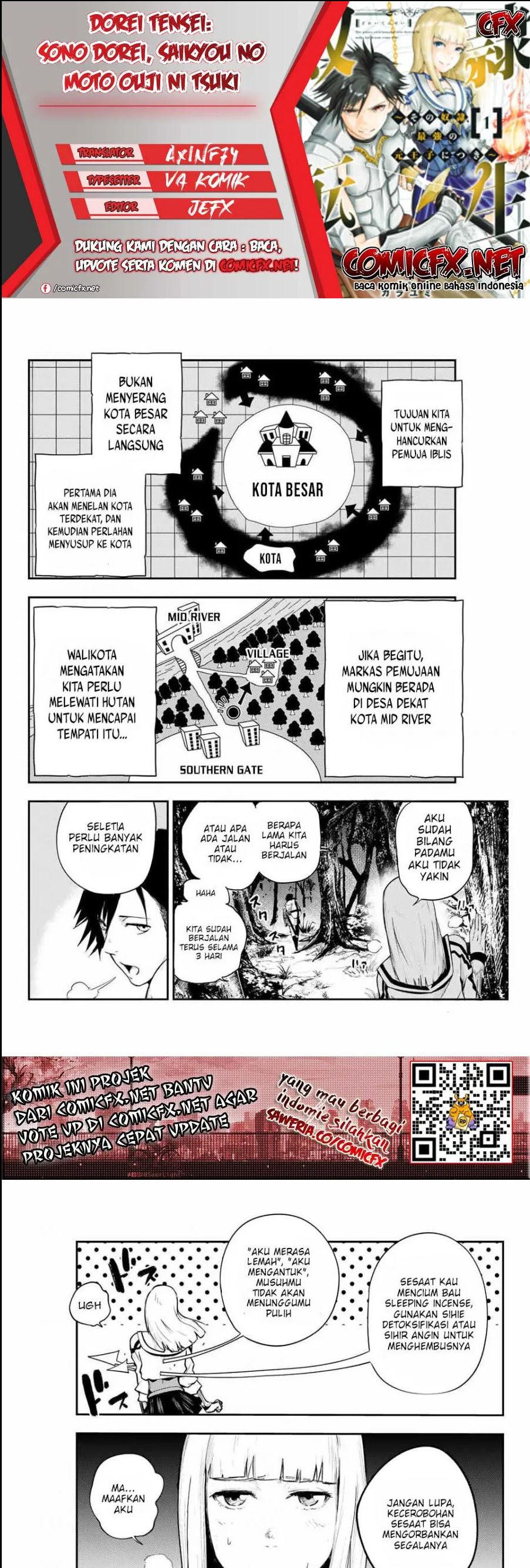 Dorei Tensei: Sono Dorei, Saikyou no Moto Ouji ni Tsuki Chapter 06.2 Gambar 1