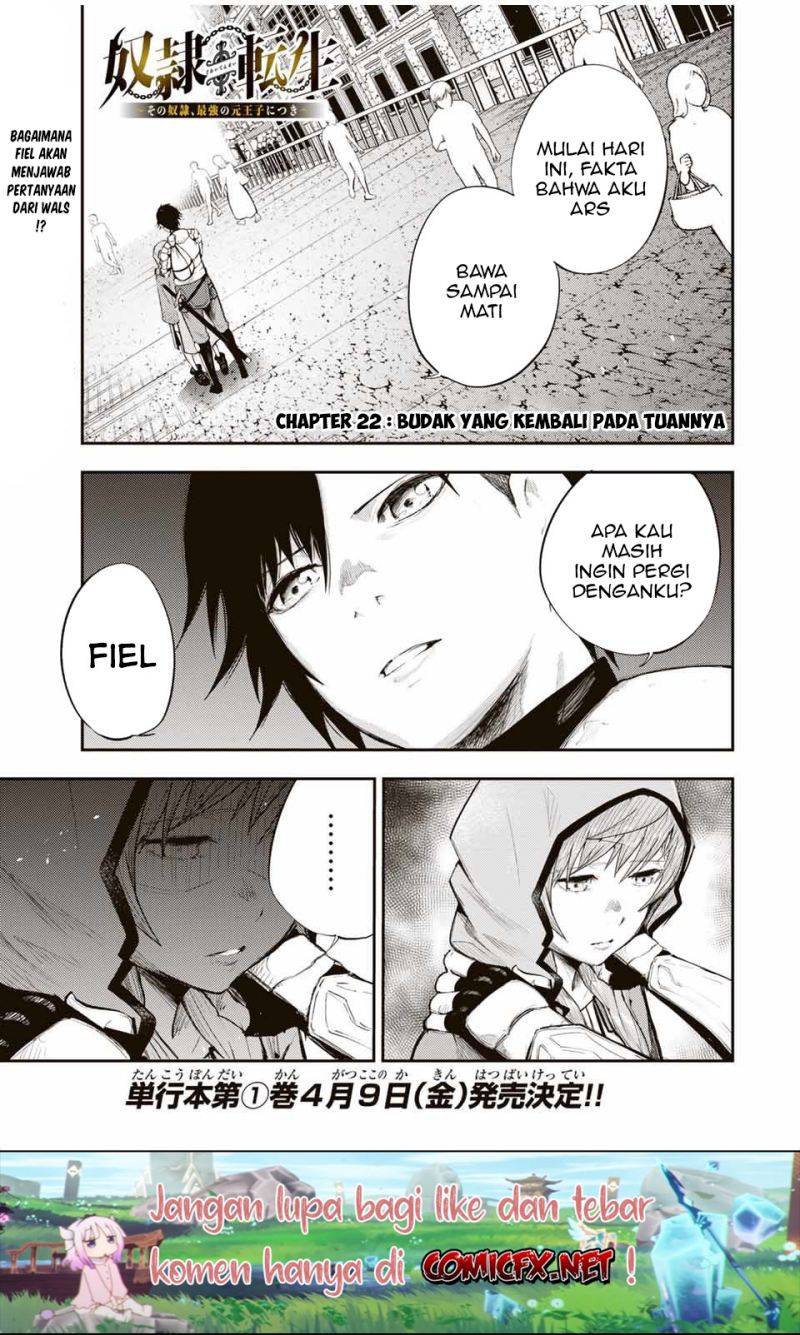 Dorei Tensei: Sono Dorei, Saikyou no Moto Ouji ni Tsuki Chapter 22 Gambar 2