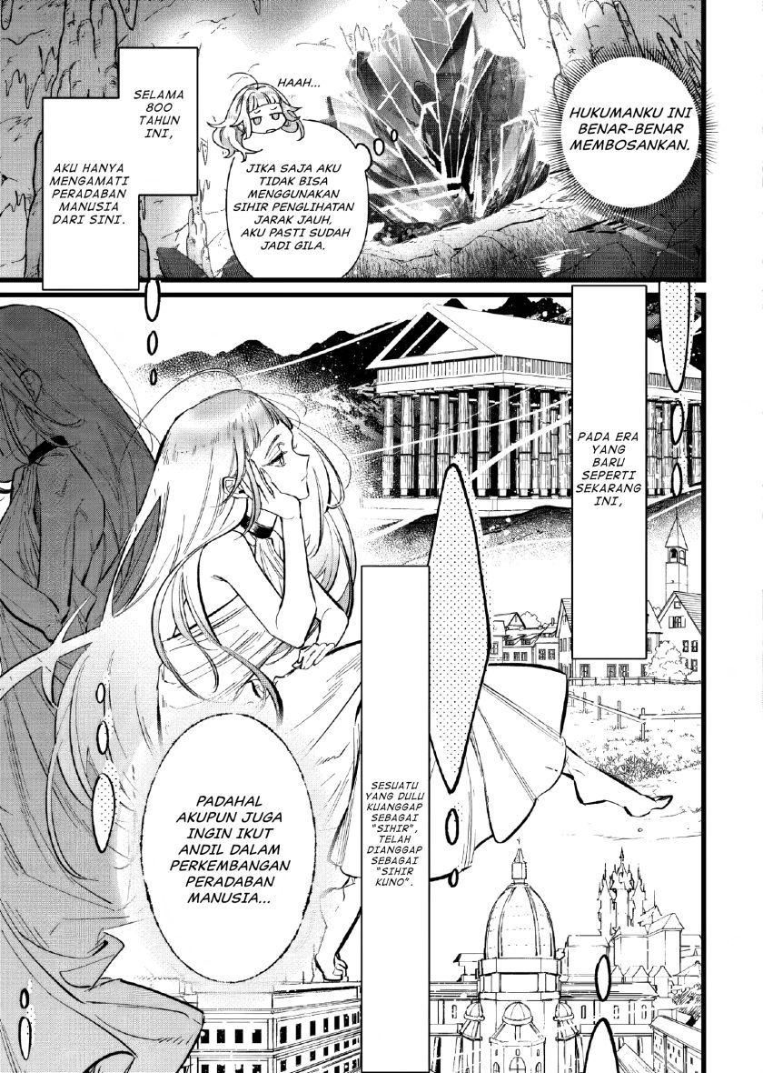 Doteihen Reijou ni Hyoui Shita 800-nen Mae no Akujo wa Hissori Seishun o Tanoshinde Iru Chapter 01 Gambar 7