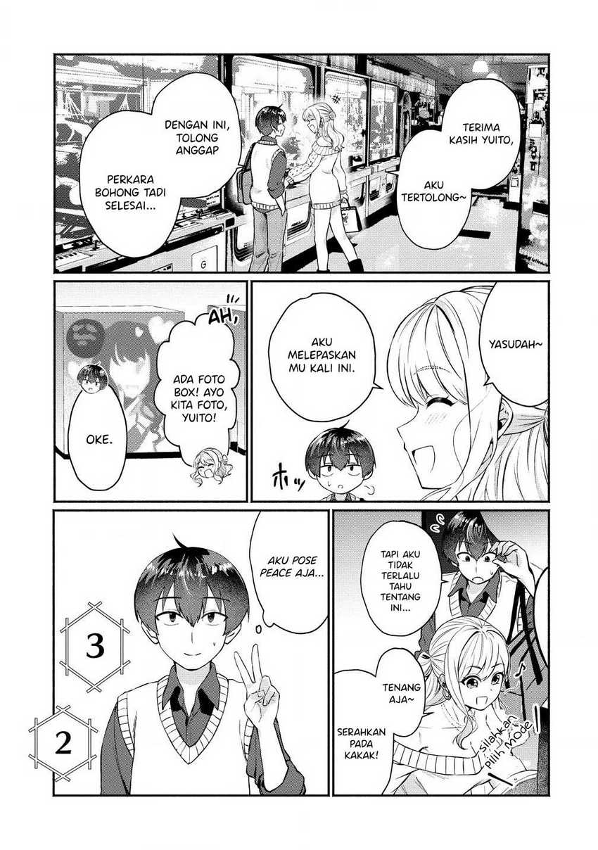 Douyara Ore wa Imadoki Gal na Toshiue Osananajimi kara Gekiomo Kanjou wo Mukerareteiru Rashii Chapter 02.1 Gambar 12