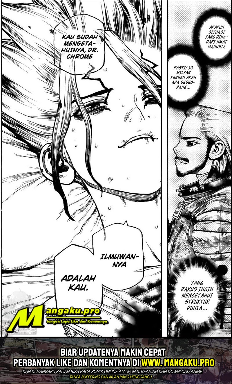 Dr. Stone Chapter 160 Gambar 17