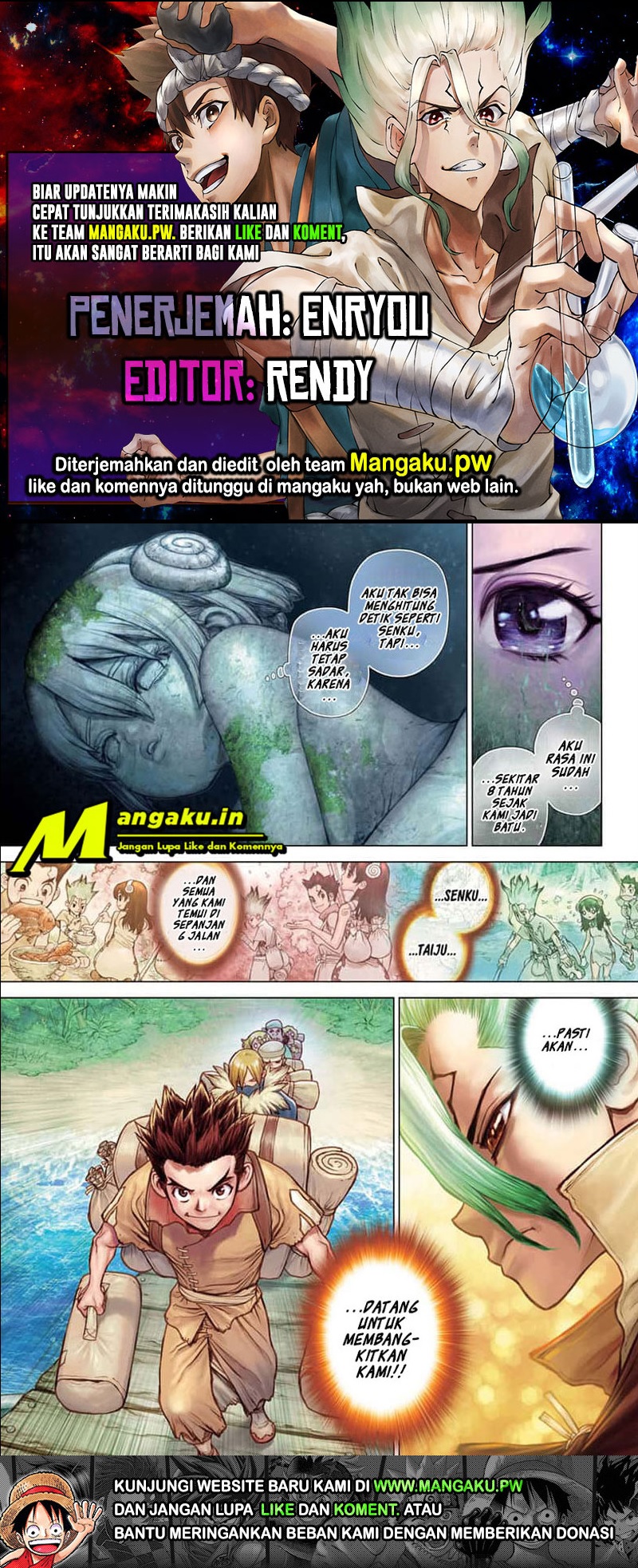 Dr. Stone Chapter 206 Gambar 1
