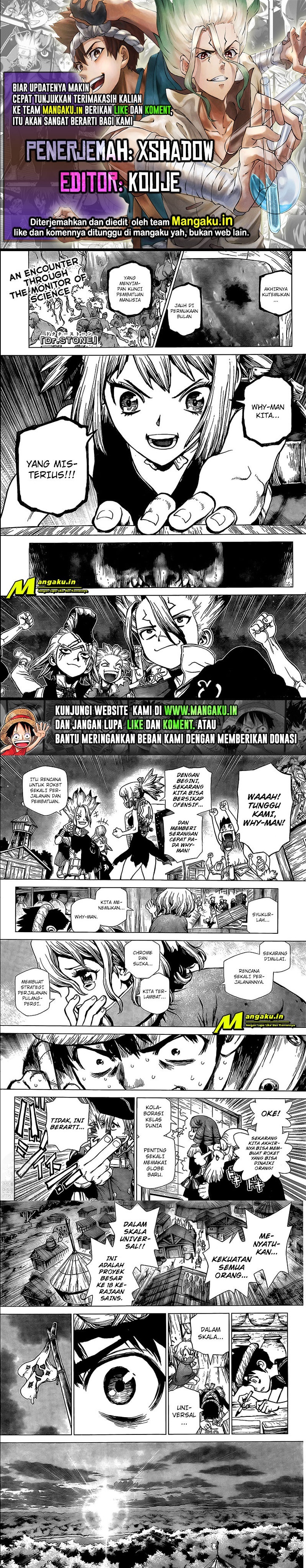 Dr. Stone Chapter 217 Gambar 1