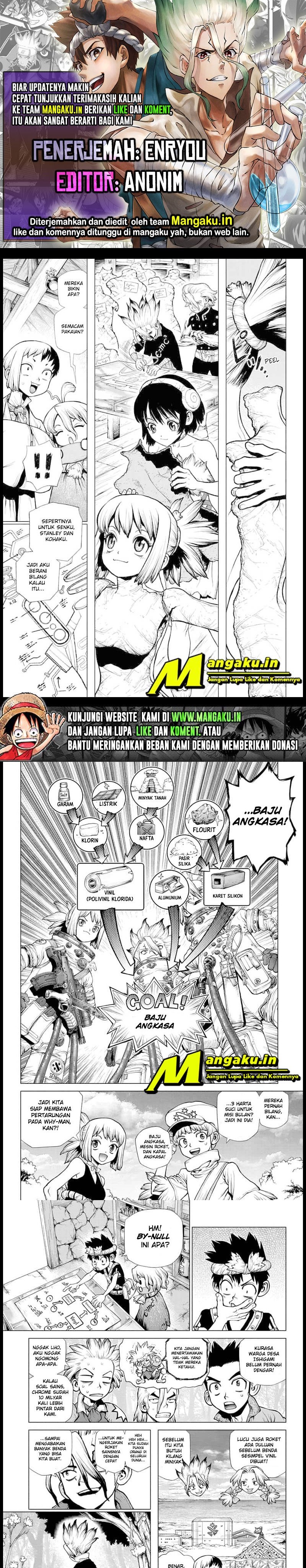 Dr. Stone Chapter 222 Gambar 1