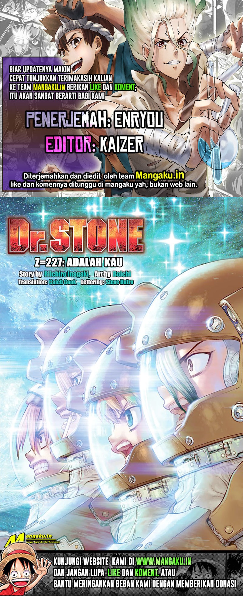 Dr. Stone Chapter 227 Gambar 1
