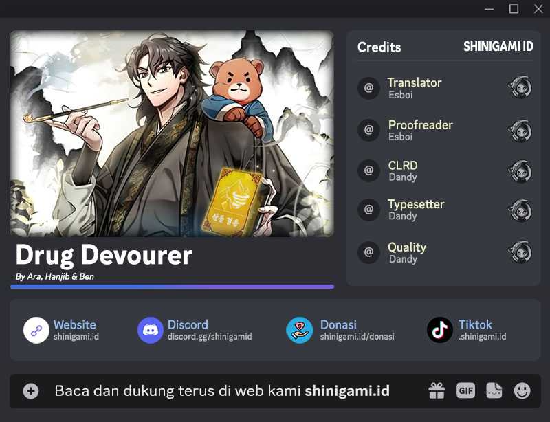 Drug Devourer Chapter 43 Gambar 1