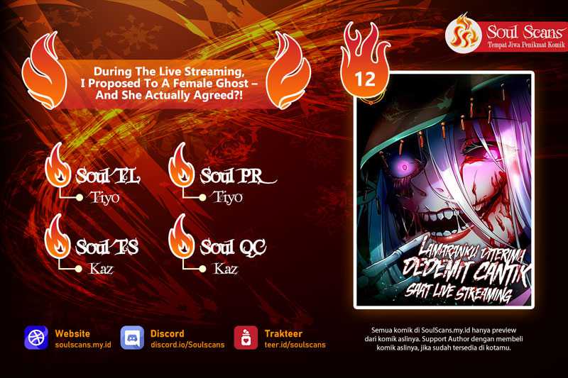 During The Live Streaming, I Proposed To A Female Ghost Chapter 12 Gambar 1