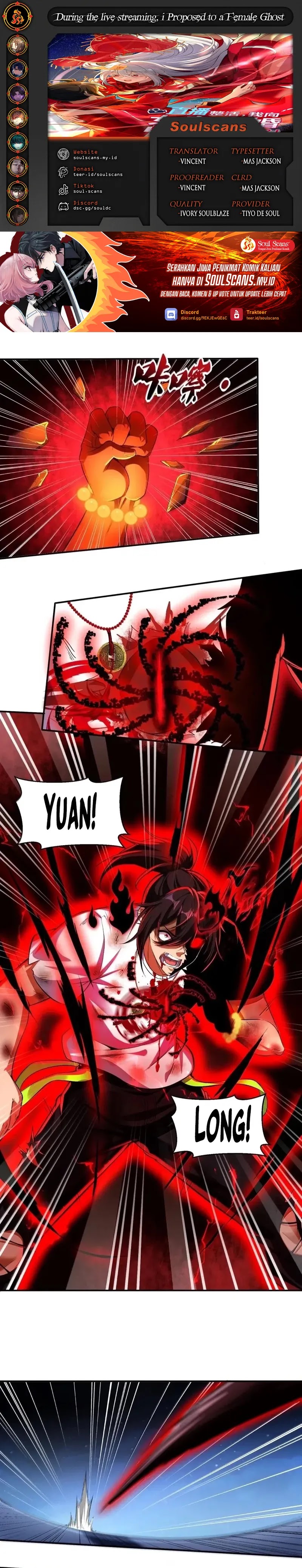 During The Live Streaming, I Proposed To A Female Ghost Chapter 50 Gambar 1