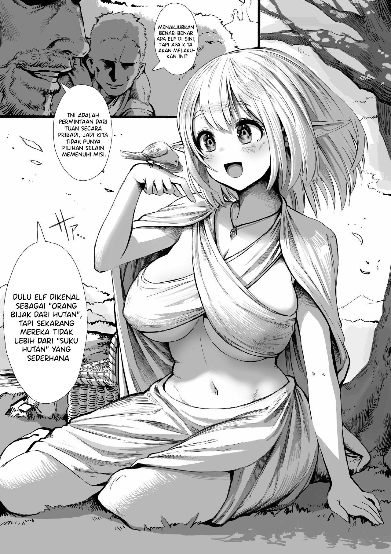 Elf-san Kako-hen Chapter 01 Gambar 1