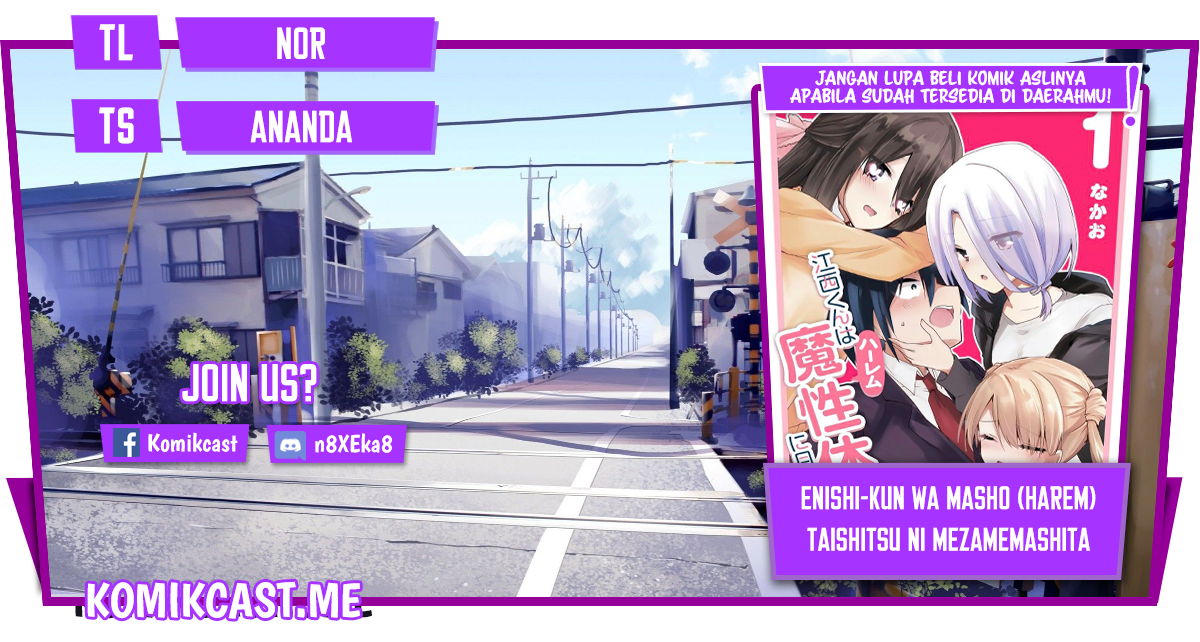 Enishi-kun wa Masho (Harem) Taishitsu ni Mezamemashita Chapter 04 Gambar 1