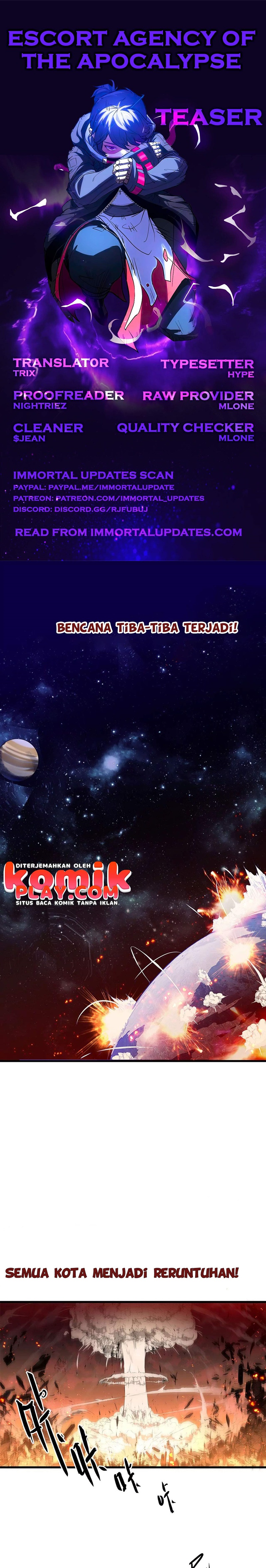 Escort Agency of The Apocalypse Chapter 00 Gambar 2