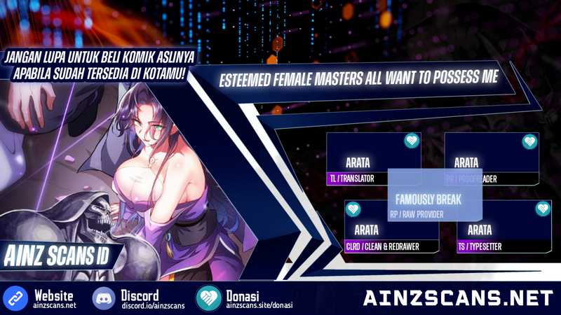 Esteemed Female Masters All Want to Possess Me Chapter 19 Gambar 1