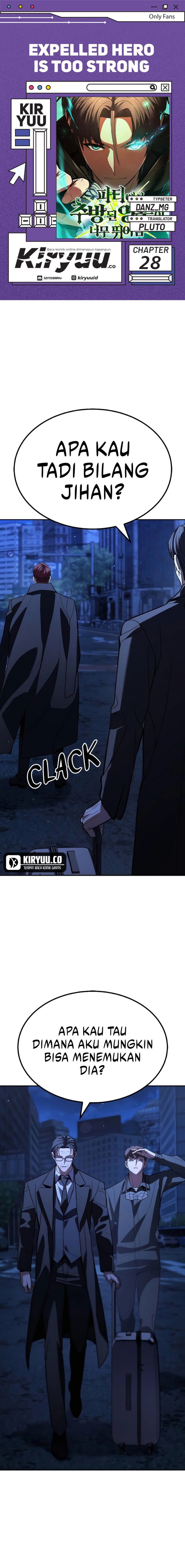 Expelled Hero Is Too Strong Chapter 28 Gambar 1