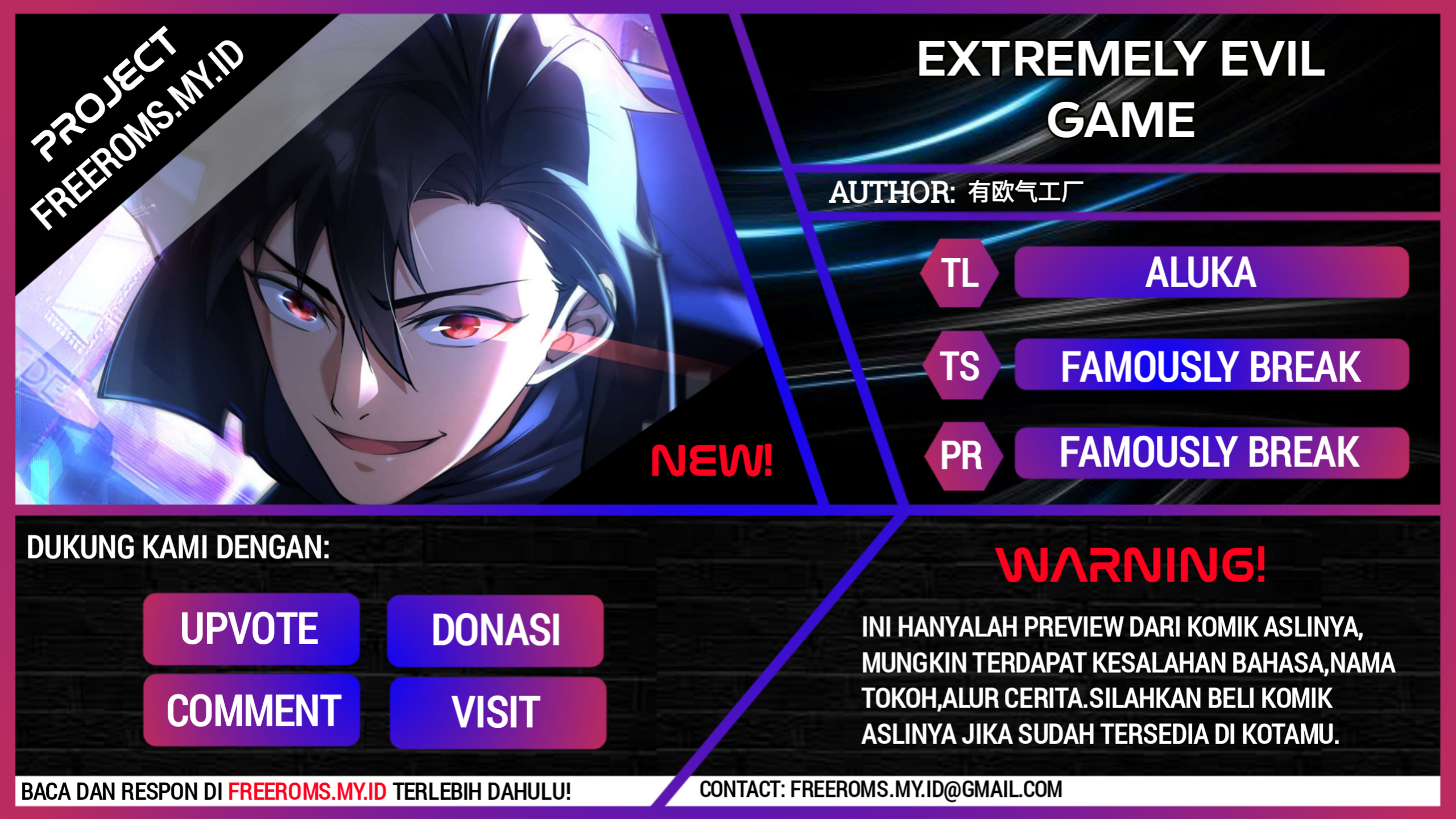 Extremely Evil Game Chapter 02 Gambar 1