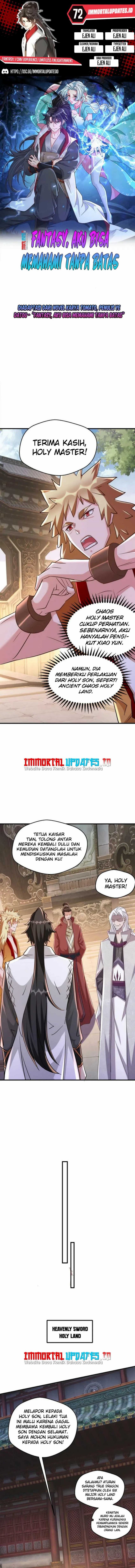 Fantasy: I Can Experience Limitless Enlightenment Chapter 72 Gambar 1