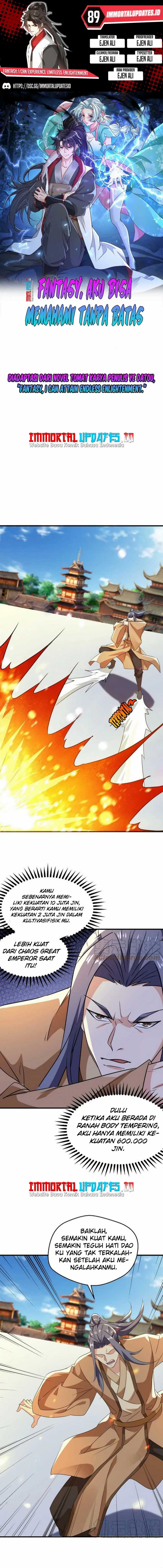Fantasy: I Can Experience Limitless Enlightenment Chapter 89 Gambar 1
