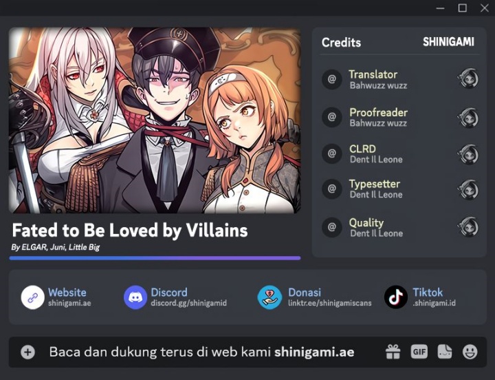 Fated To Be Loved By Villains Chapter 09 Gambar 1