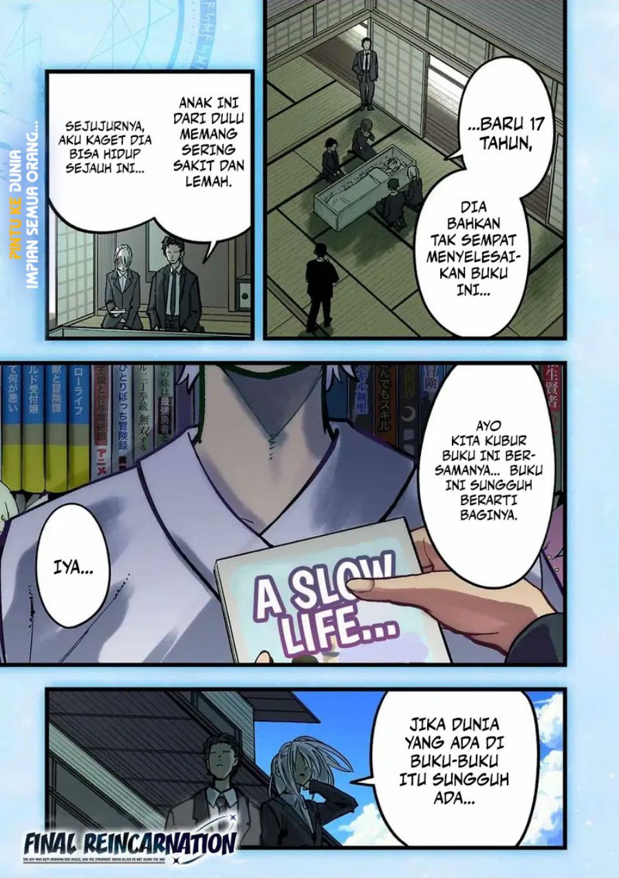 Final Reincarnation ~Me and the Strongest Companions in Each Other World, Keeping Pulling at the Bad Skills~ Chapter 01 Gambar 2