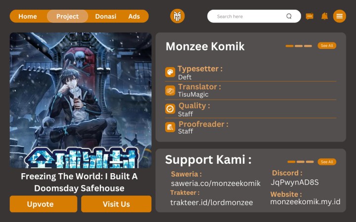 Freezing The World: I Built A Doomsday Safehouse Chapter 350 Gambar 1