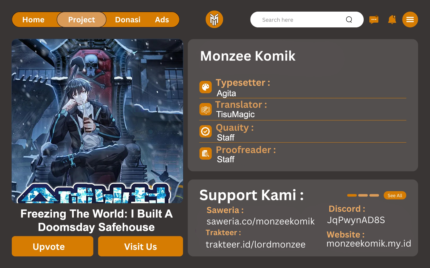 Freezing The World: I Built A Doomsday Safehouse Chapter 358 Gambar 1