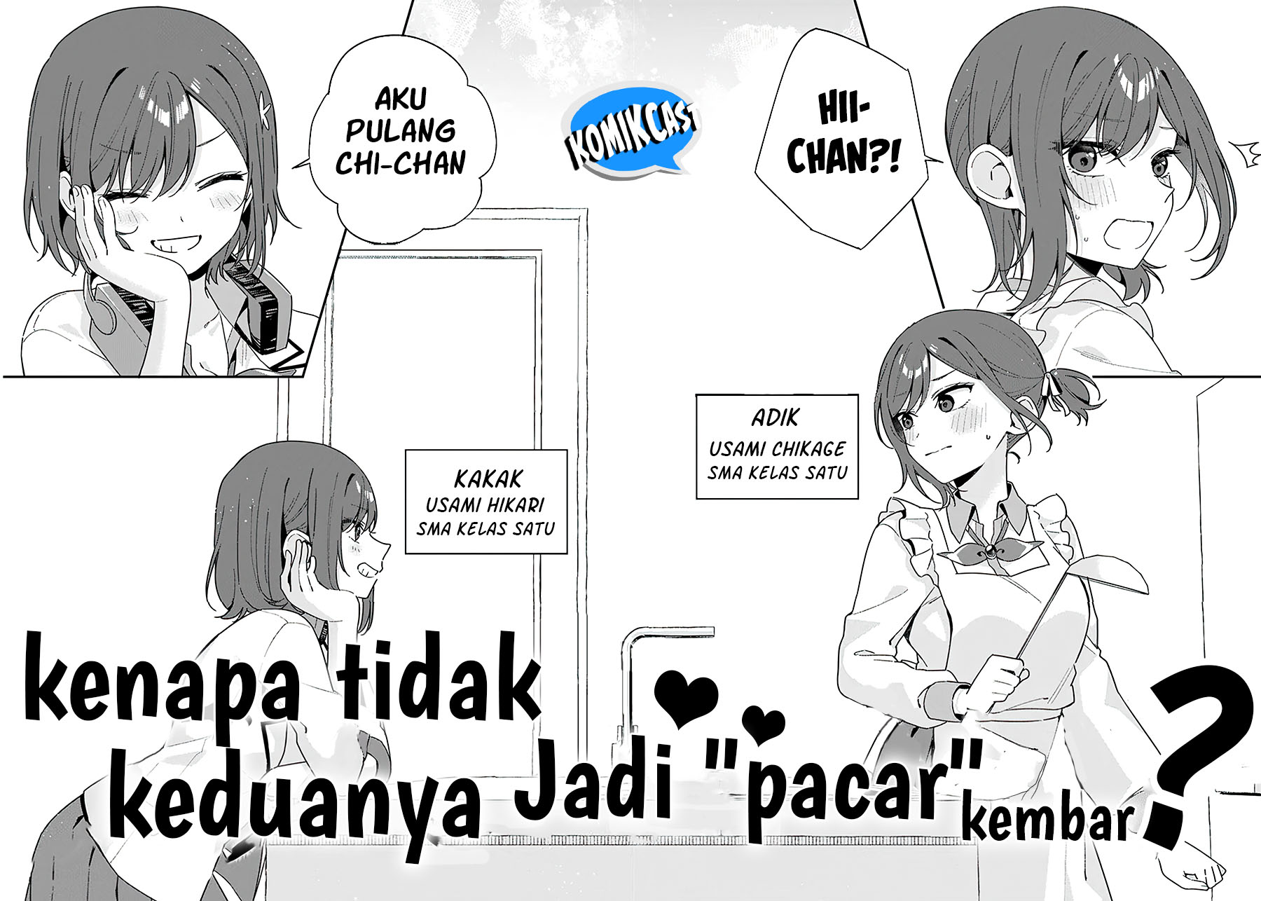 Futago Matomete Kanojo Ni Shinai Chapter 01 Gambar 42
