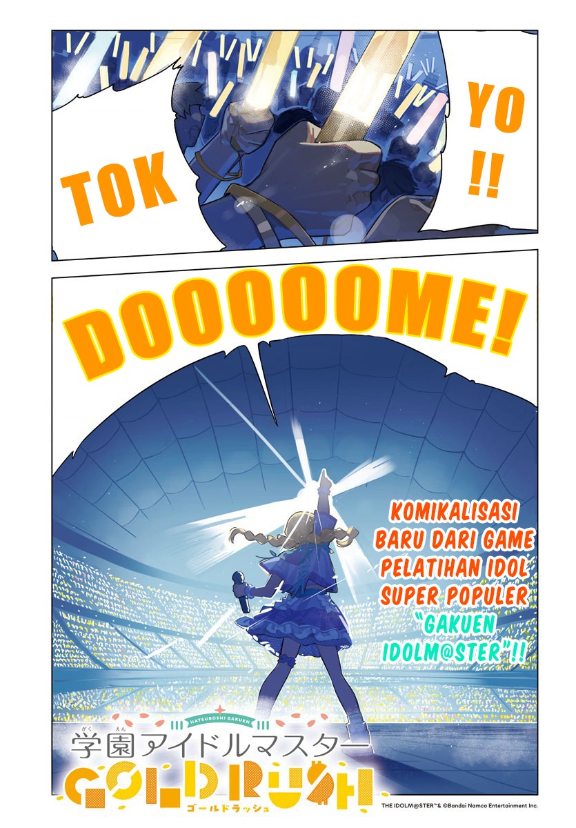 Gakuen Idolm@ster Gold Rush Chapter 01 Gambar 2